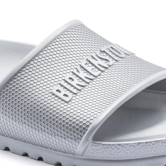 Birkenstock Men's Barbados EVA - Silver Slides Slippers Shoes Size 12 - Picture 4 of 8